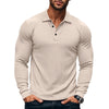 Men's Classic Casual American Lapel Button Long Sleeve by maamgic