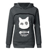 Cat Pocket Hoodie by Khanluxe