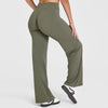 Yoga Thin High Waist Straight Pants by maamgic