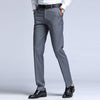Men's Business Black Suit Pants by Khanluxe