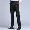 Men's Business Black Suit Pants by Khanluxe