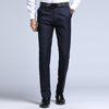 Men's Business Black Suit Pants by Khanluxe