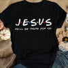 Jesus Print Graphic Tee – Faith-Inspired Everyday Style by Khanluxe