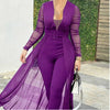 Fashion Deep V Long Sleeve by Khanluxe