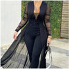 Fashion Deep V Long Sleeve by Khanluxe