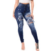 Women's ripped jeans pants by Khanluxe