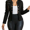 Women's Sleeveless Button-Up Blazer — Chenille Socialite Jacket by maamgic