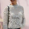 Women's knitted sweater by Khanluxe