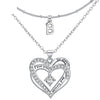 Double-Heart Double-layer Necklace Romantic High-grade Pendant Female European And American Fashion Jewelry by maamgic