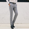 Casual business trousers slim-fit by Khanluxe