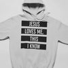 Jesus Loves Me Hoodie by Khanluxe