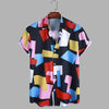 Men s Geometric Print Shirt by Khanluxe