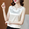 Lace V-neck Sling Vest Women by maamgic