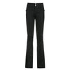 Women's Retro Low Rise Pocket Jeans – Vintage Street Style Denim by Khanluxe
