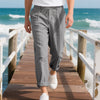 American Linen Men's Casual Pants Summer Loose Straight