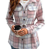 Plaid Front Button Loose Shirt by maamgic