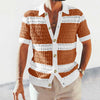Luxury Knit Polo Shirt by Khanluxe