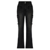Women's Retro Low Rise Pocket Jeans – Vintage Street Style Denim by Khanluxe