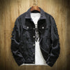 Men's Ripped Cotton Jacket – Edgy & Casual Outerwear by Khanluxe