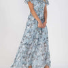 Floral Short Sleeve Dress by Khanluxe