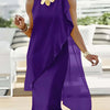 Elegant Irregular Chiffon Sleeveless Dress by Khanluxe