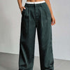Loose Straight Suit Pants by Khanluxe