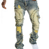 Flared Stretch Jeans by Khanluxe