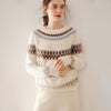 Jacquard Cashmere Sweater by Khanluxe