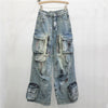 Street Style Wide Leg Jeans by Khanluxe