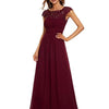 Chiffon Lace Bridesmaid Dress by maamgic