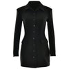 Slim Lapel Dress Fashion by Khanluxe
