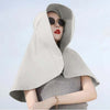 Integrated Neck And Shawl Sunscreen Hat by Khanluxe