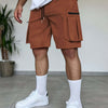 Multi-Pocket Work Shorts by maamgic