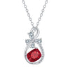 European And American Style Infinite Love Inlaid Necklace Women's High-grade Romantic by Khanluxe