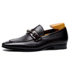 Cowhide Snake Pattern Men's Business Casual by maamgic