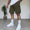 Multi-Pocket Work Shorts by maamgic