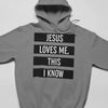 Jesus Loves Me Hoodie by Khanluxe