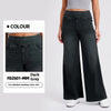 High Waist Straight Cat Beard Horse Riding Yoga Jeans by maamgic