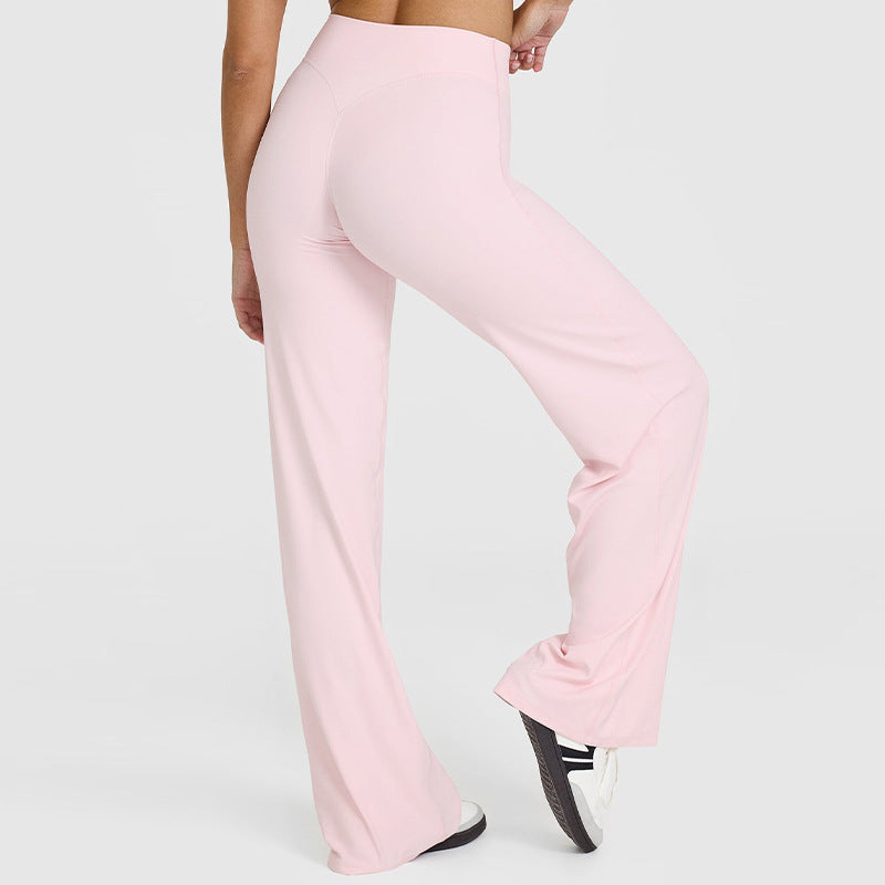 Yoga Thin High Waist Straight Pants