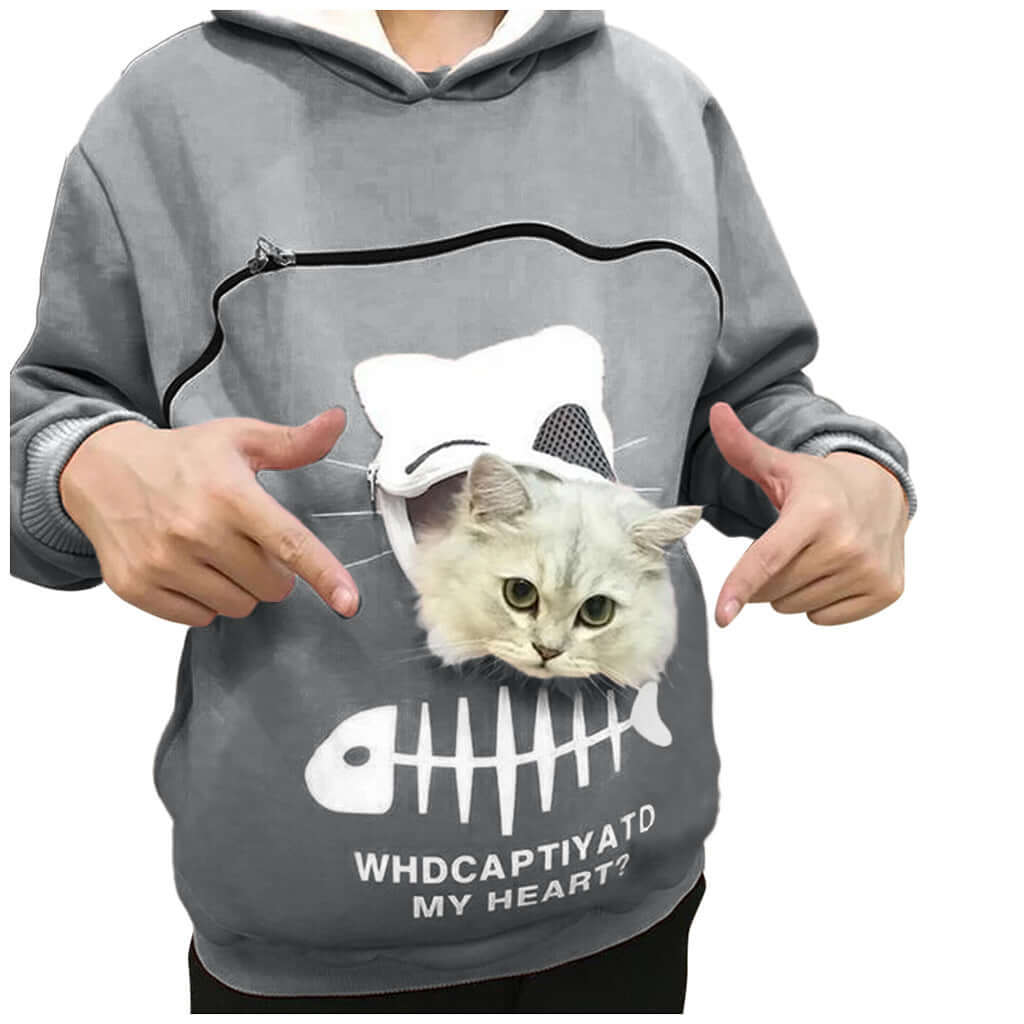 Cat Pocket Hoodie