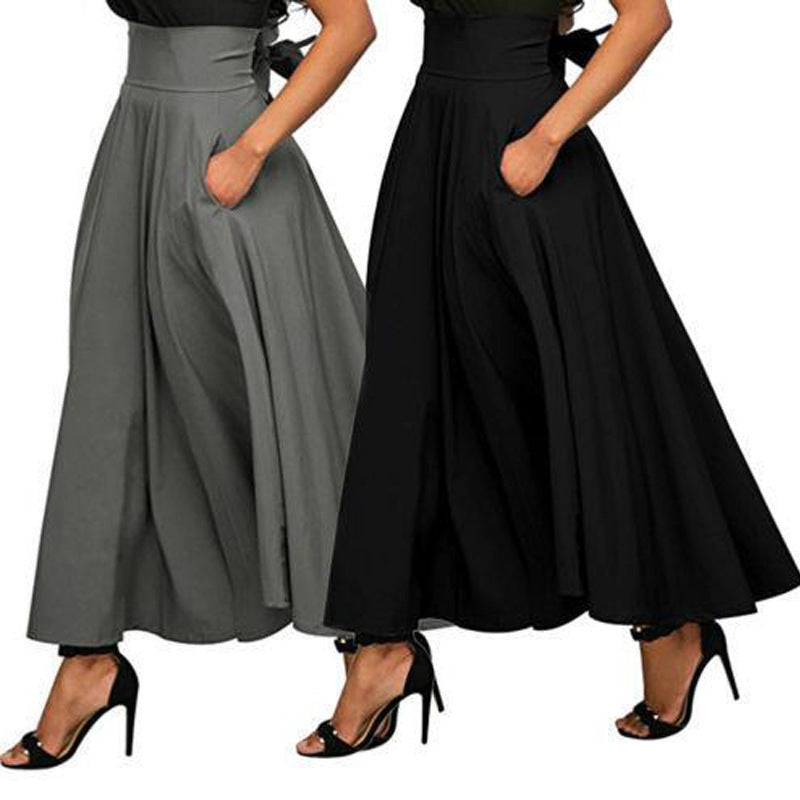 Women's Versatile Long Skirt – Elegant & Timeless Style
