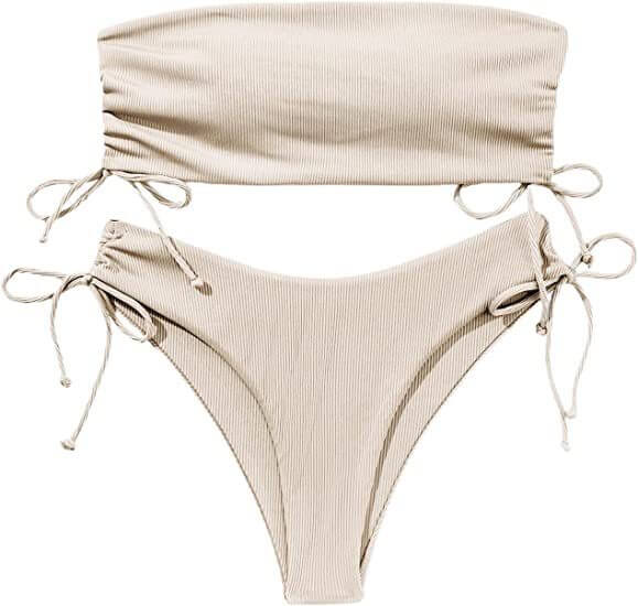 Drawstring Bikini Set