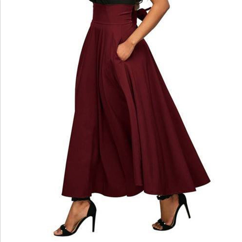 Women's Versatile Long Skirt – Elegant & Timeless Style