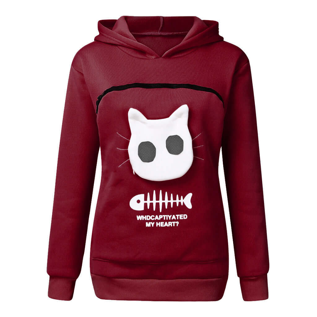 Cat Pocket Hoodie