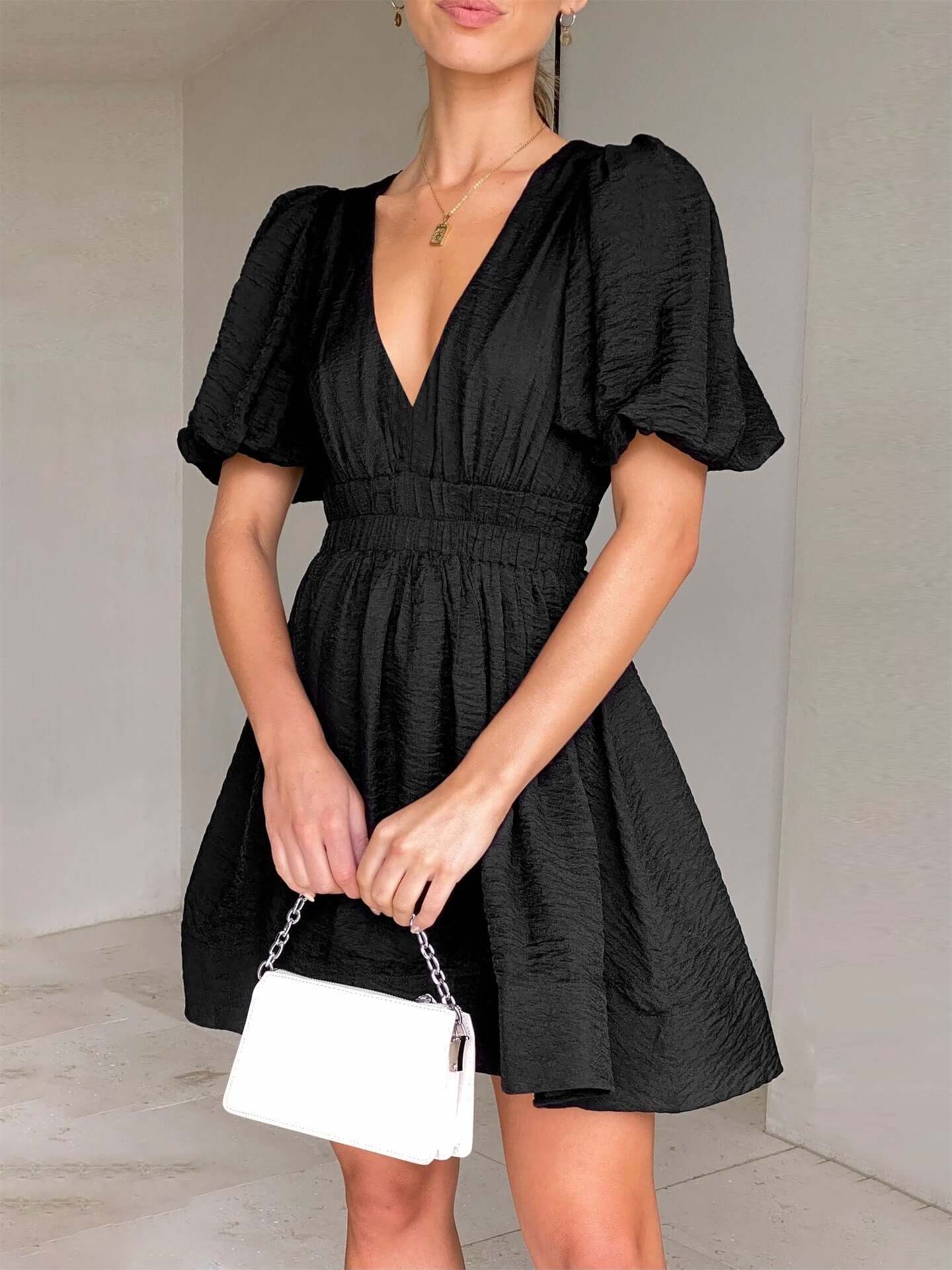 Sweet Waist Trimming Dress