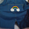 Rainbow Bib Pants Girls Baby Kids