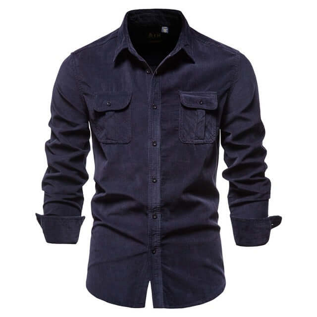 Men’s Blue Long Sleeve Shirt
