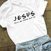 Jesus Print Women Tshirts