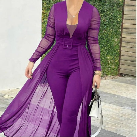 Fashion Deep V Long Sleeve