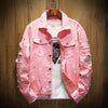 Men's ripped cotton jacket